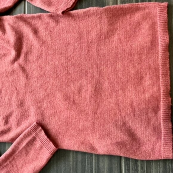 Molly Bracken Brick color sweater dress with funnel neck size small - Picture 7 of 8